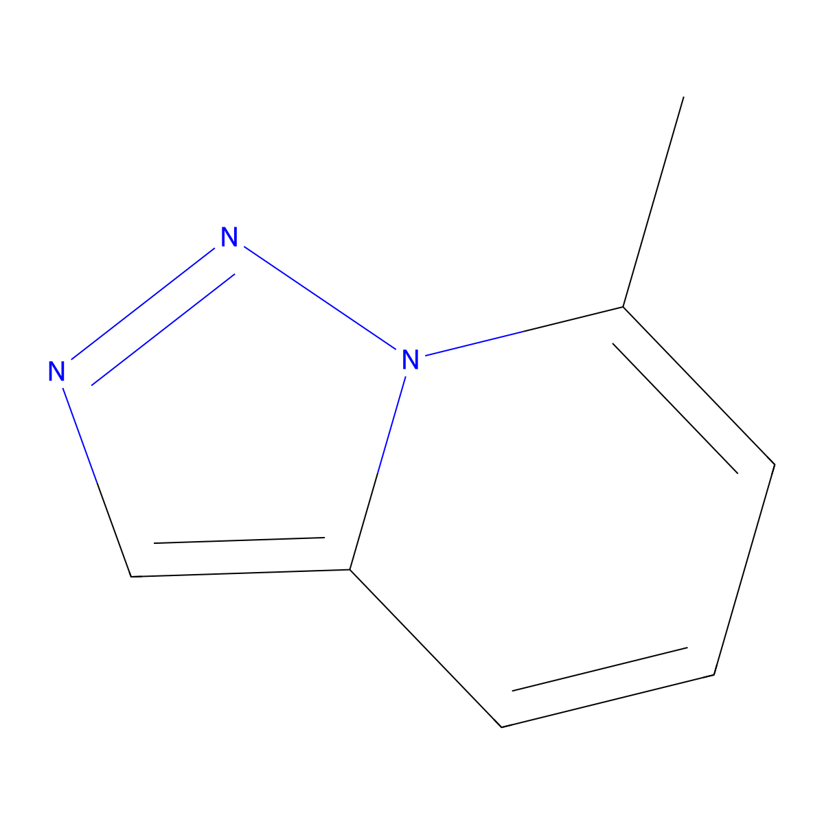 7-Methyl[1,2,3]triazolo[1,5-a]pyridine molecular structure, CAS 78539-91-0