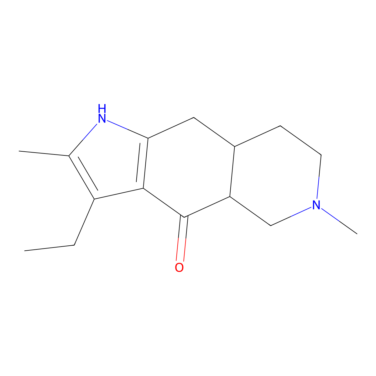 Piquindone molecular structure, CAS 78541-97-6