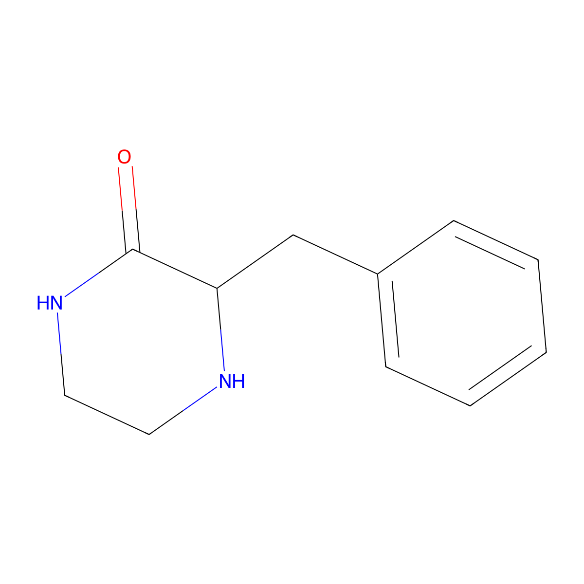3-Benzylpiperazin-2-one molecular structure, CAS 78551-76-5