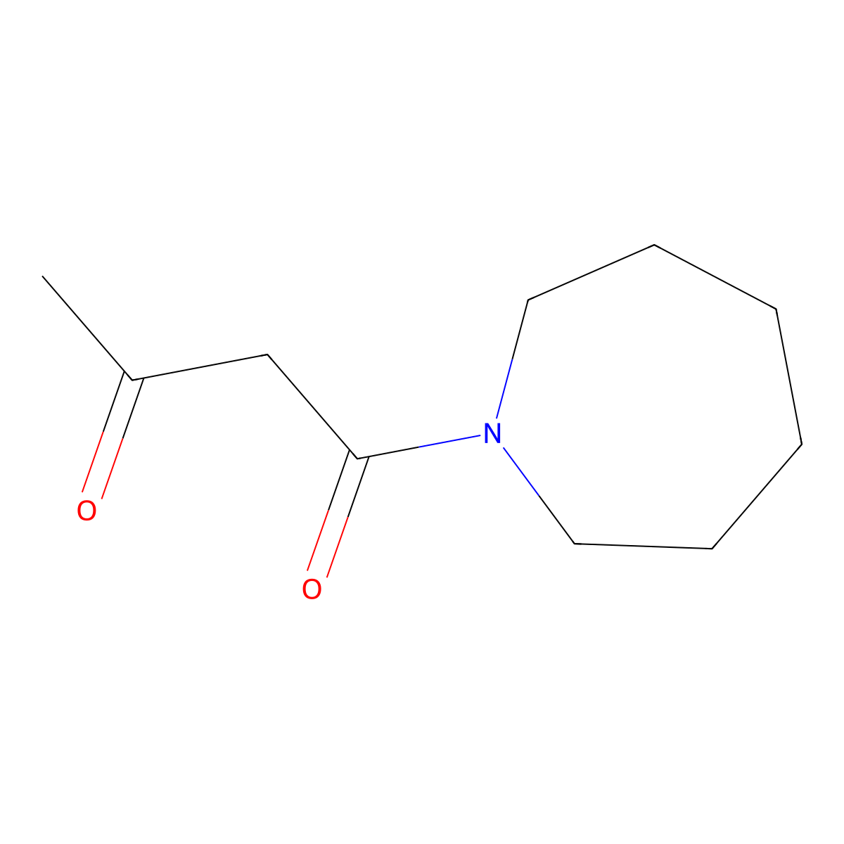 1-(Azepan-1-yl)butane-1,3-dione molecular structure, CAS 78553-62-5