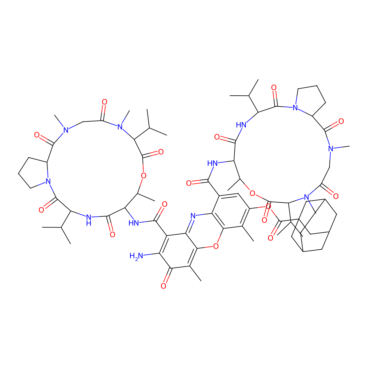 7-(1'-Adamantoyloxy)actinomycin D molecular structure, CAS 78566-17-3