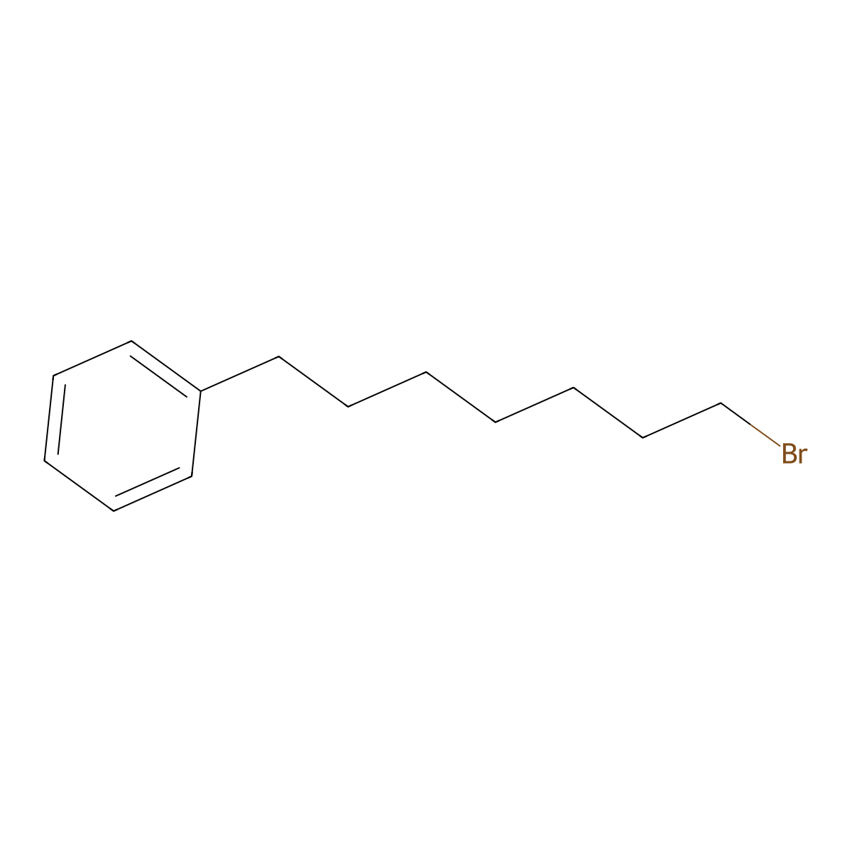 1-Bromo-7-phenylheptane molecular structure, CAS 78573-85-0
