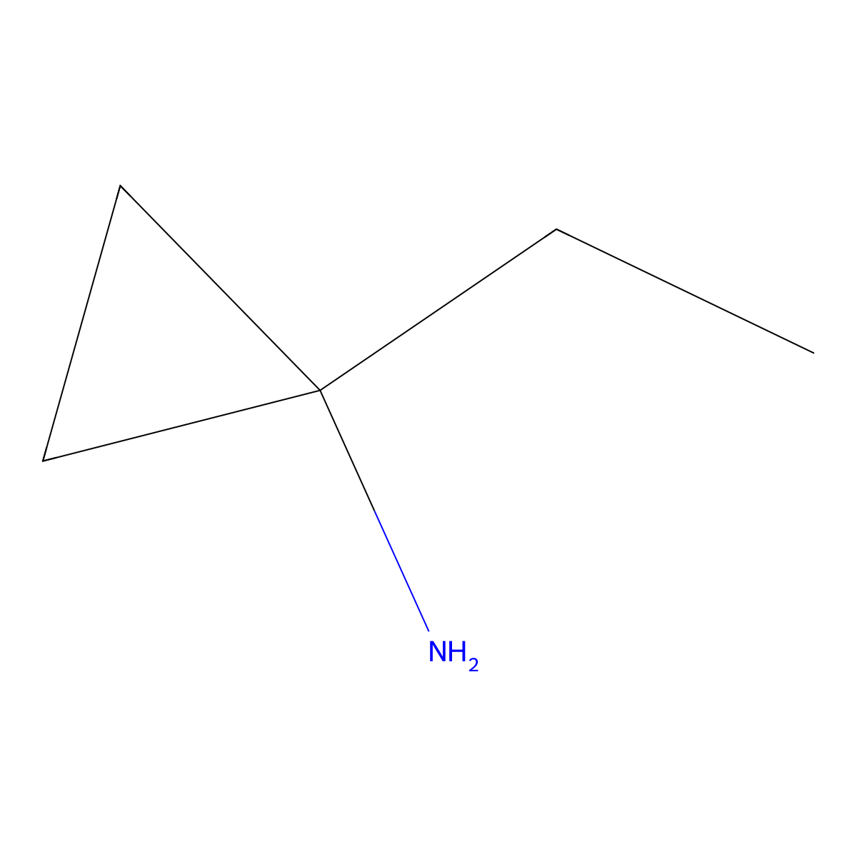 1-Ethylcyclopropanamine molecular structure, CAS 785754-29-2