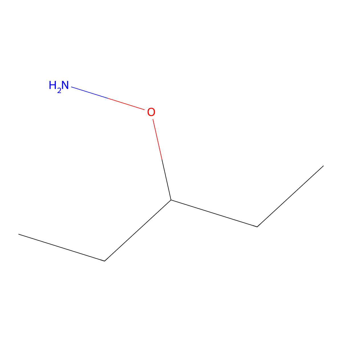 O-(pentan-3-yl)hydroxylamine molecular structure, CAS 785766-03-2