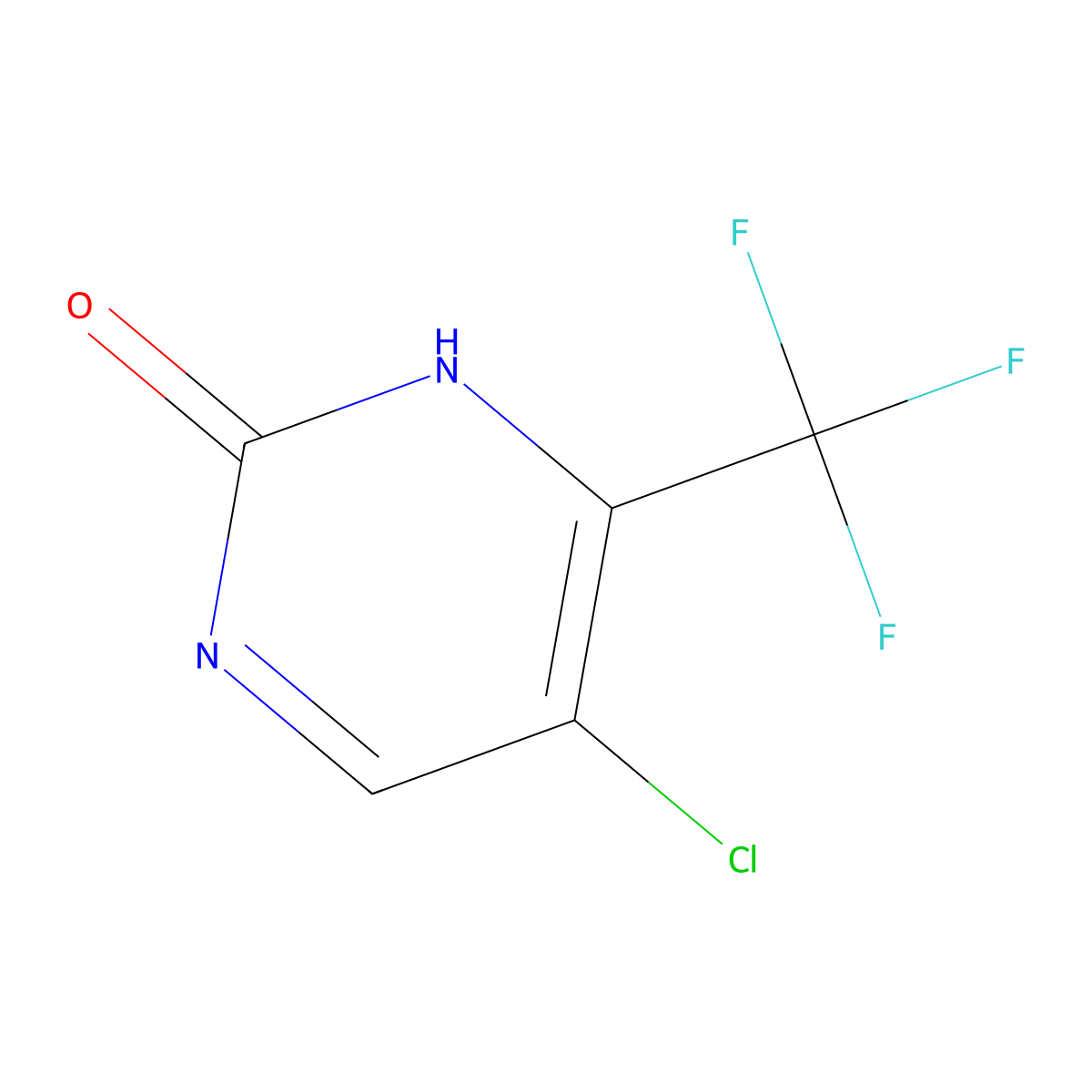 5-Chloro-4-(trifluoromethyl)pyrimidin-2(1H)-one molecular structure, CAS 785777-96-0