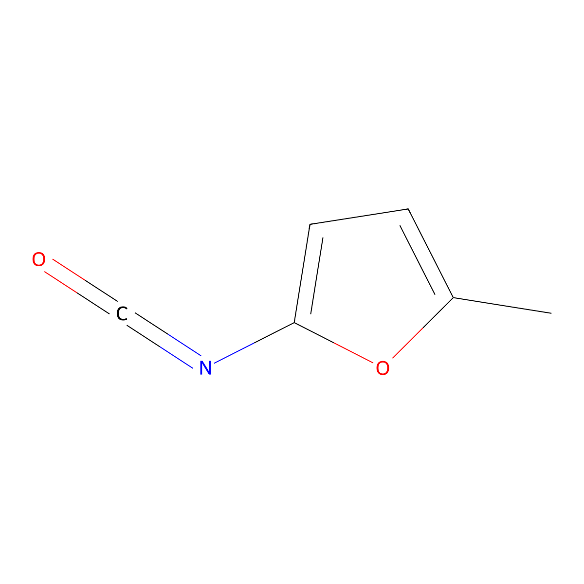 2-Isocyanato-5-methylfuran molecular structure, CAS 785780-94-1