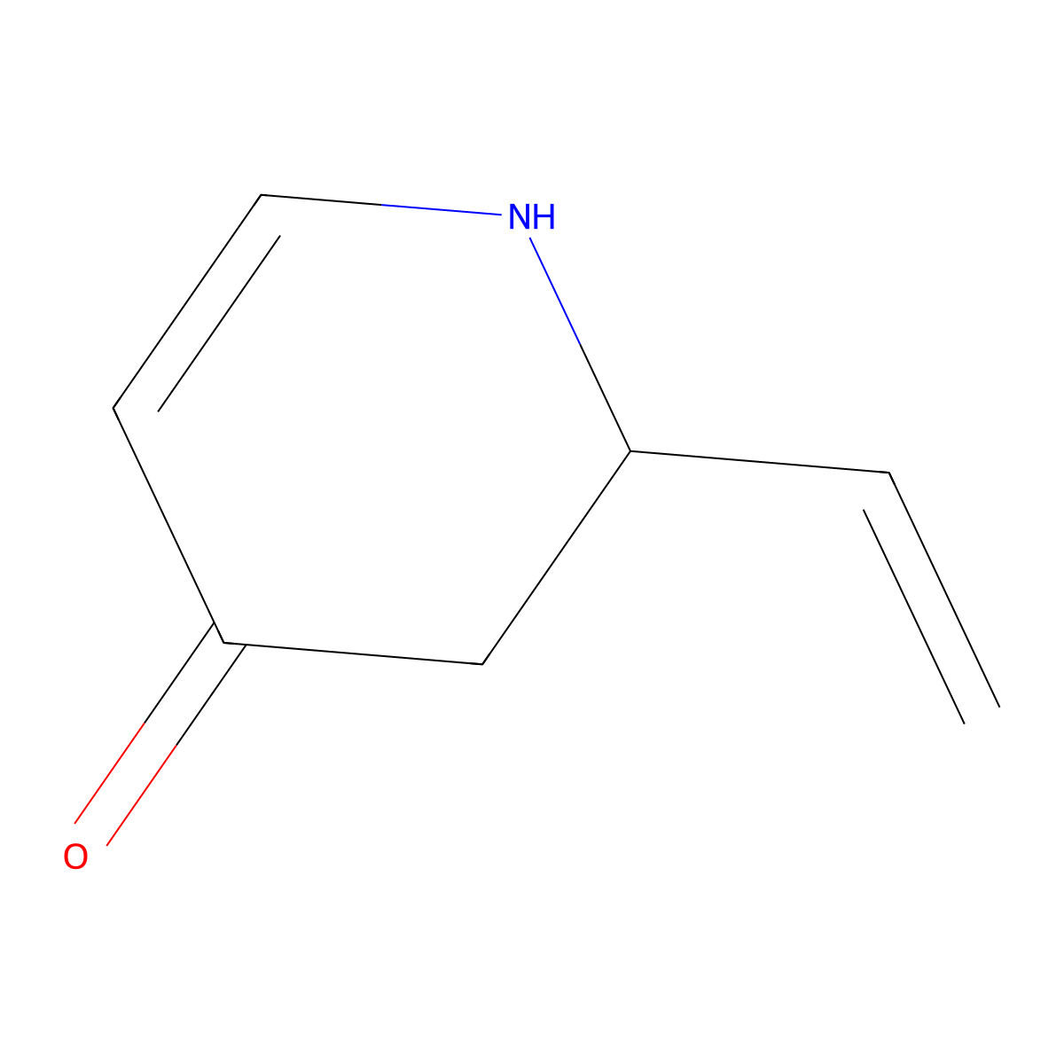 2-Ethenyl-1,2,3,4-tetrahydropyridin-4-one molecular structure, CAS 785836-36-4