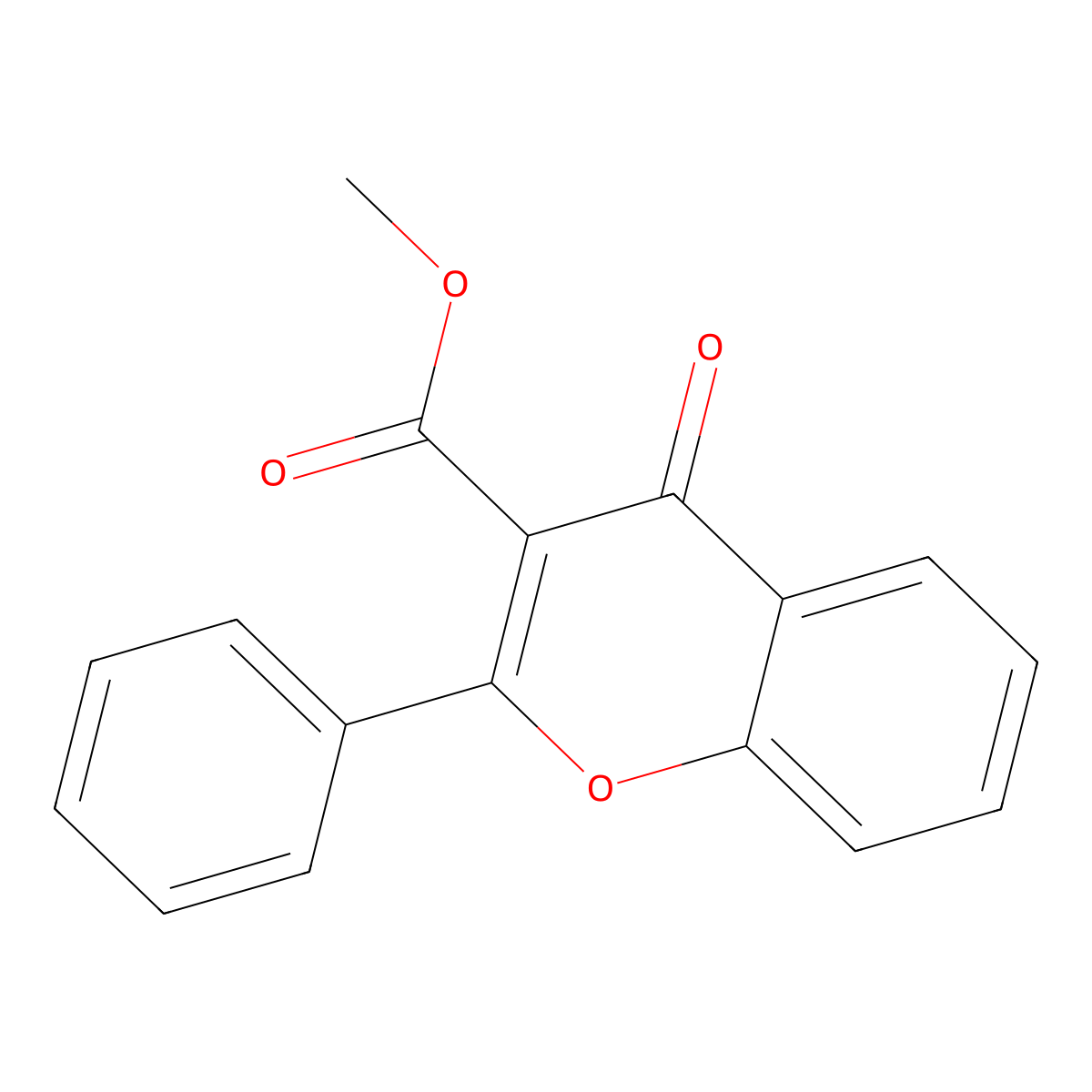 methyl 4-oxo-2-phenyl-4H-chromene-3-carboxylate molecular structure, CAS 78589-68-1