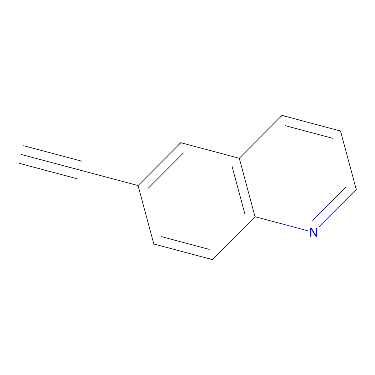 6-Ethynylquinoline molecular structure, CAS 78593-41-6
