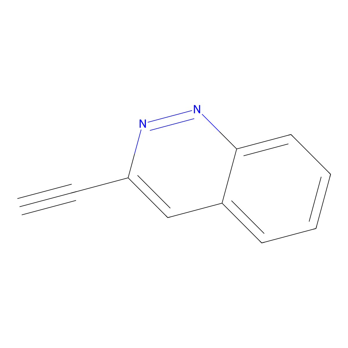 3-Ethynylcinnoline molecular structure, CAS 78593-43-8