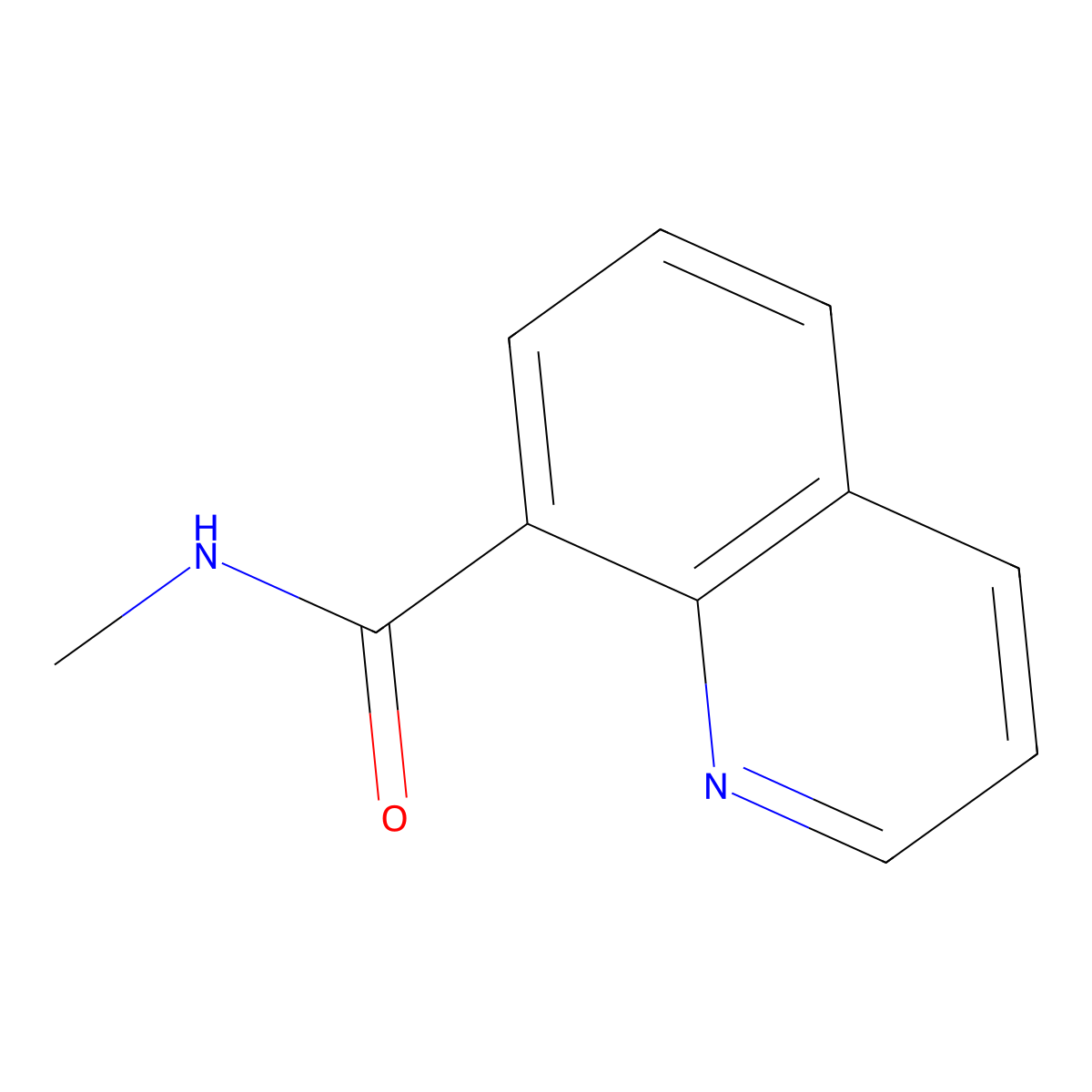 N-methylquinoline-8-carboxamide molecular structure, CAS 78596-11-9