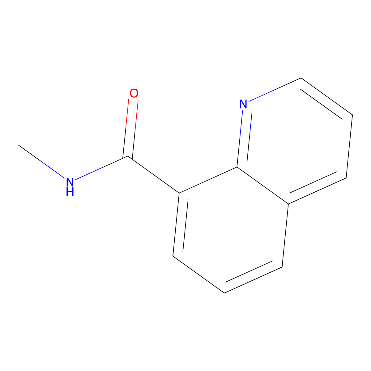 N-methylquinoline-8-carboxamide molecular structure, CAS 78596-11-9