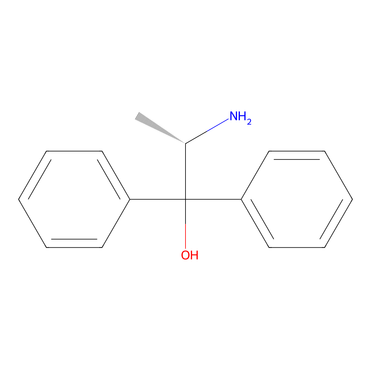 (S)-2-Amino-1,1-diphenylpropan-1-ol molecular structure, CAS 78603-91-5