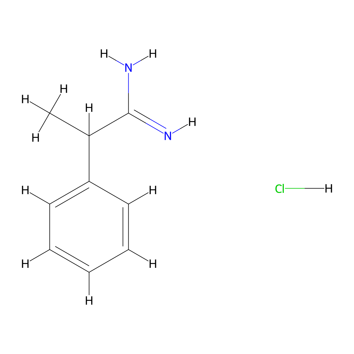 2-Phenylpropanimidamide hcl molecular structure, CAS 78622-24-9