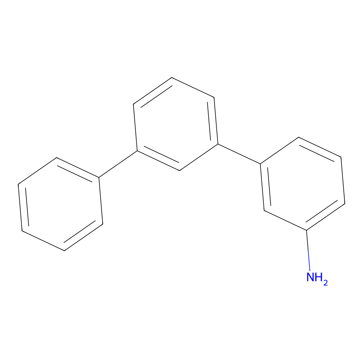 3-Amino-m-terphenyl molecular structure, CAS 78626-54-7