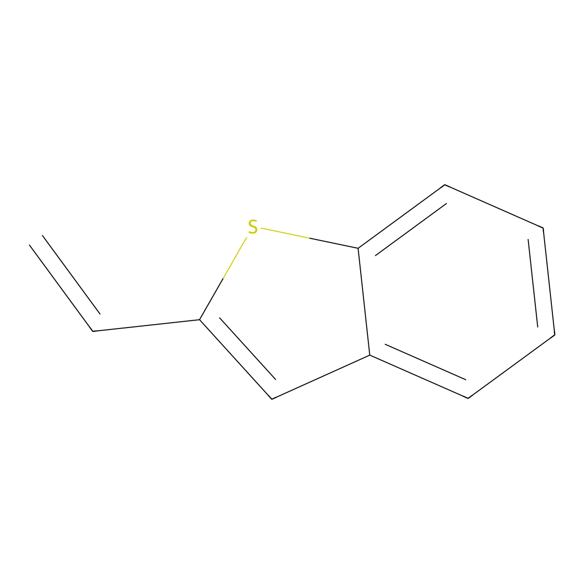 2-Ethenyl-1-benzothiophene molecular structure, CAS 78646-50-1