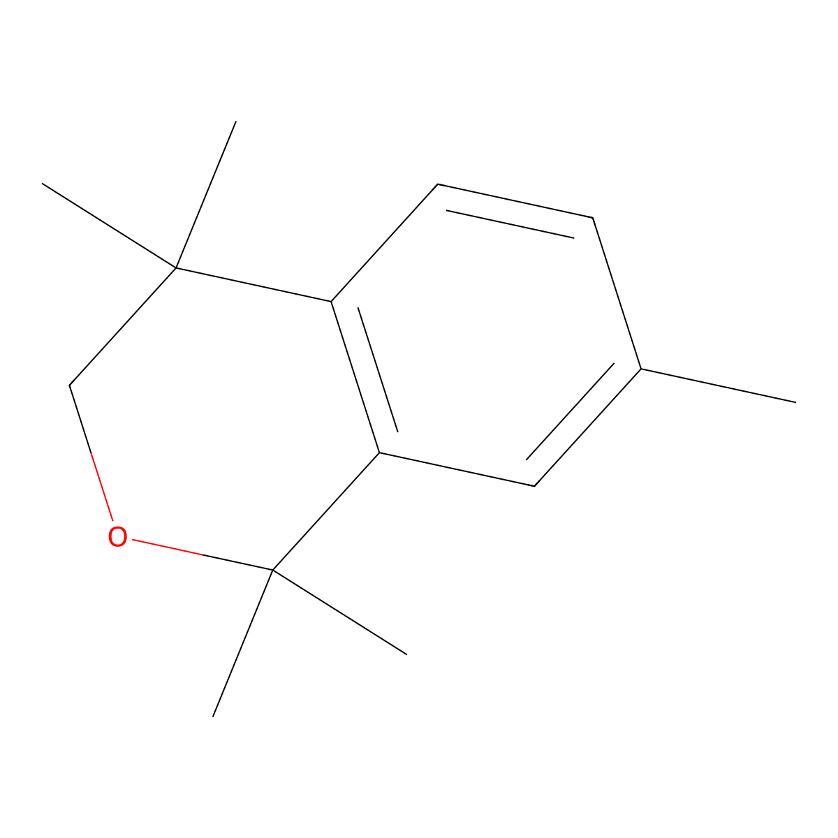 1,1,4,4,7-Pentamethylisochroman molecular structure, CAS 786690-10-6