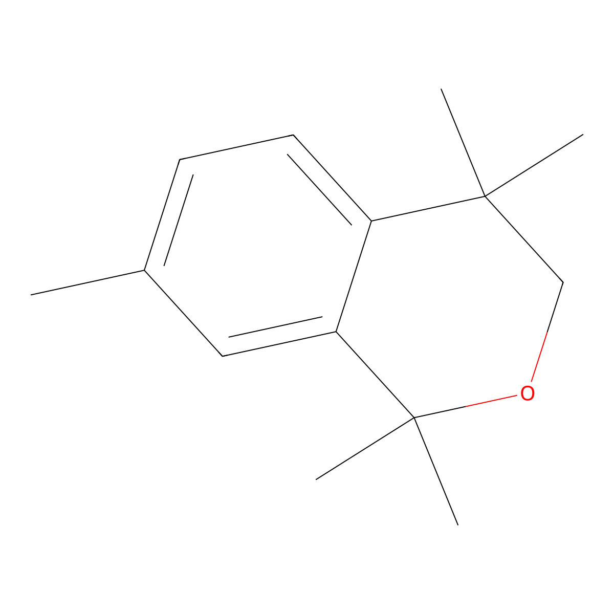 1,1,4,4,7-Pentamethylisochroman molecular structure, CAS 786690-10-6