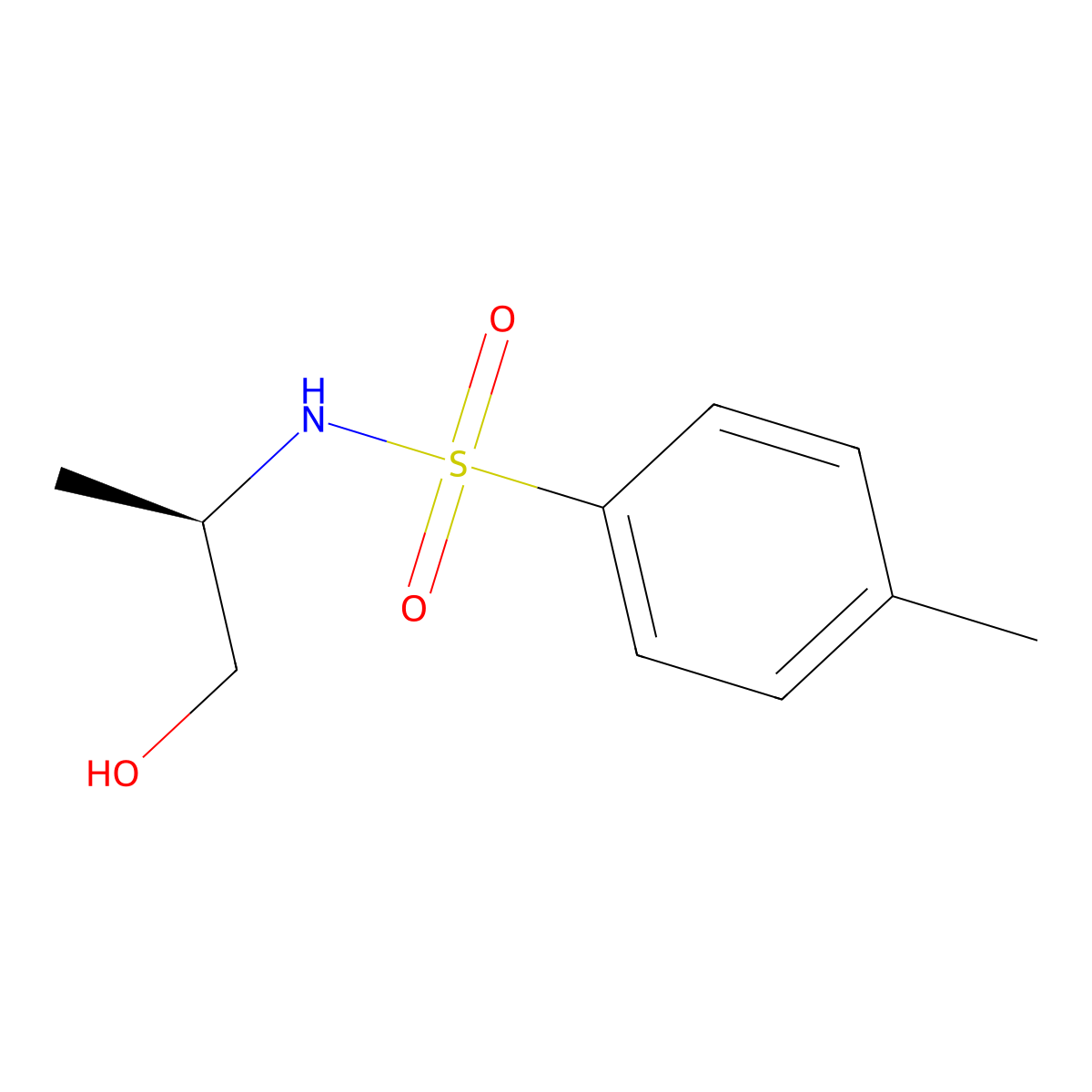 N-Tosyl-D-Alaninol molecular structure, CAS 786709-32-8