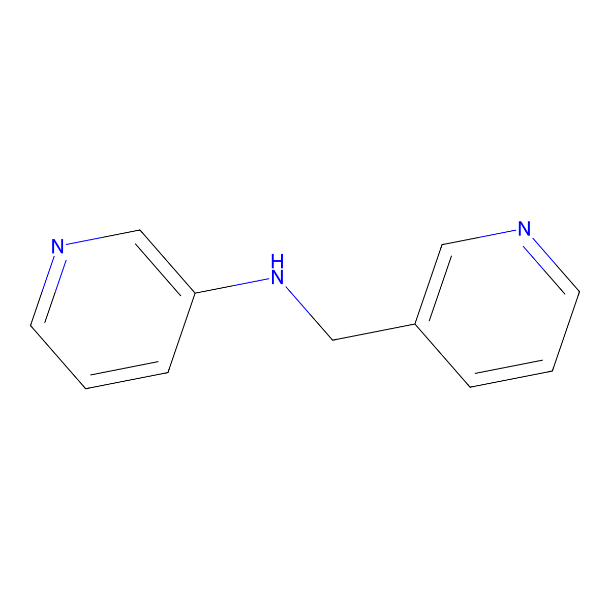 N-(pyridin-3-ylmethyl)pyridin-3-amine molecular structure, CAS 78675-94-2