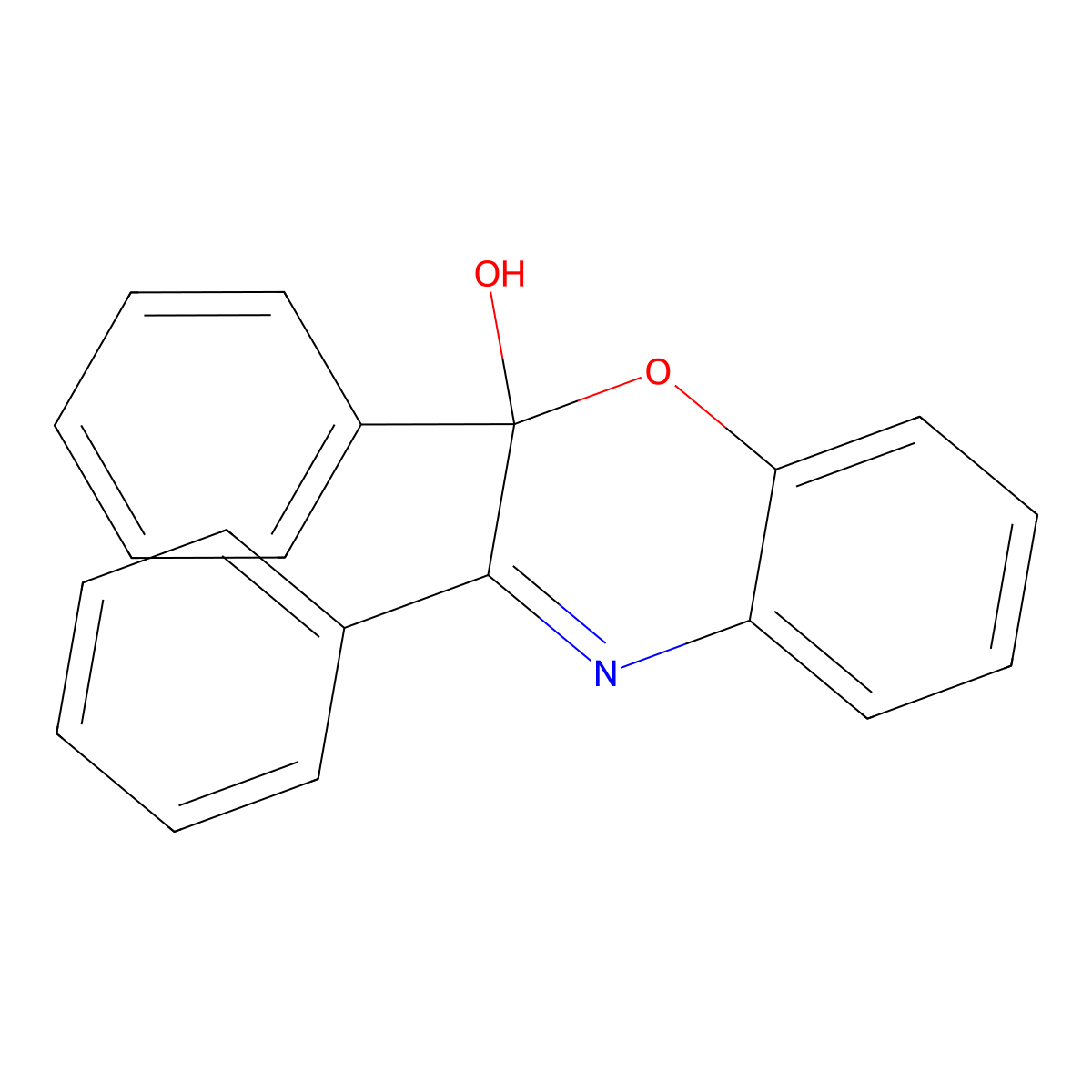 2,3-Diphenyl-2H-1,4-benzoxazin-2-ol molecular structure, CAS 78685-85-5