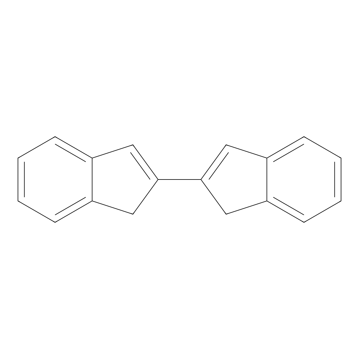 2,2'-Bi-1H-indene molecular structure, CAS 787-61-1