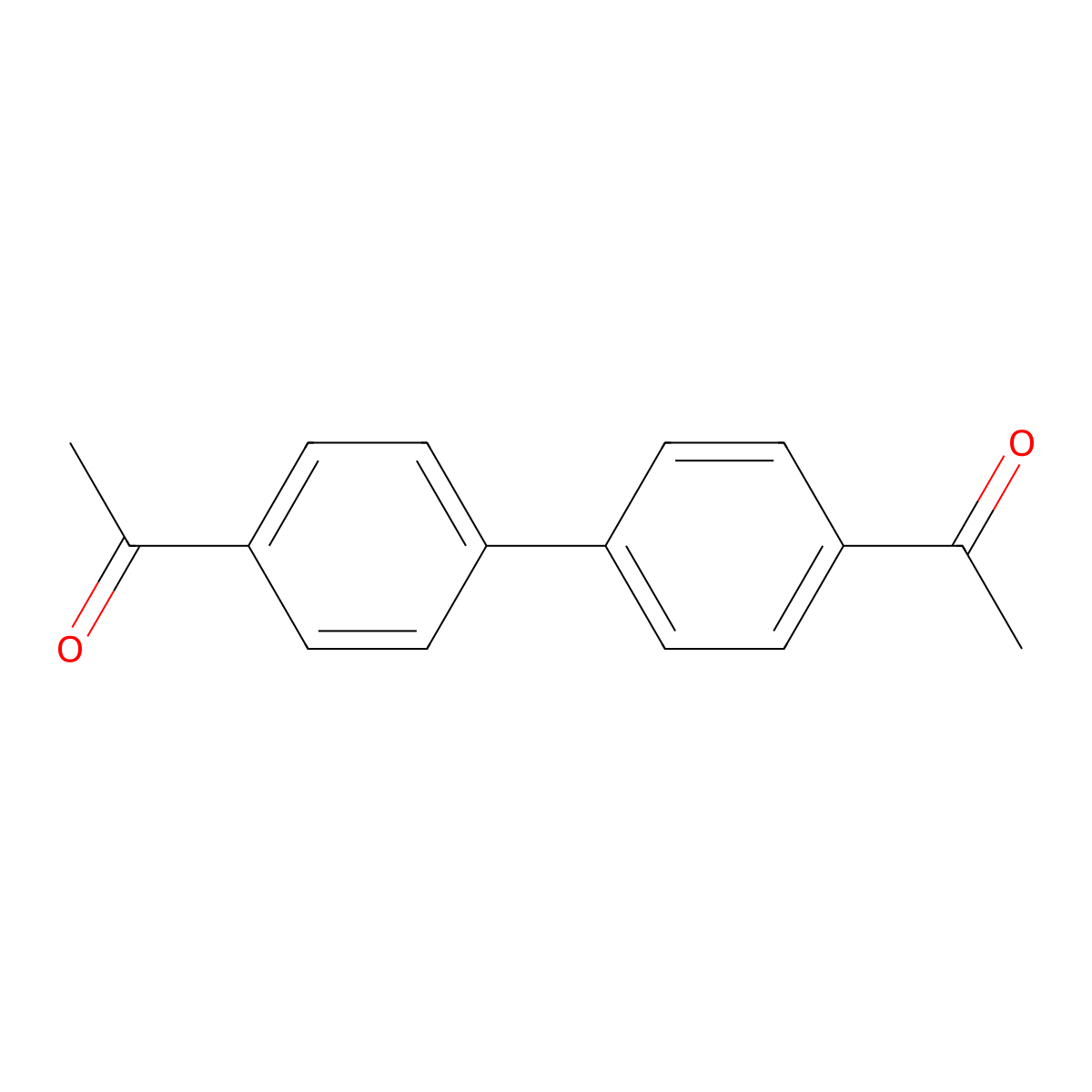 4,4'-Diacetylbiphenyl molecular structure, CAS 787-69-9