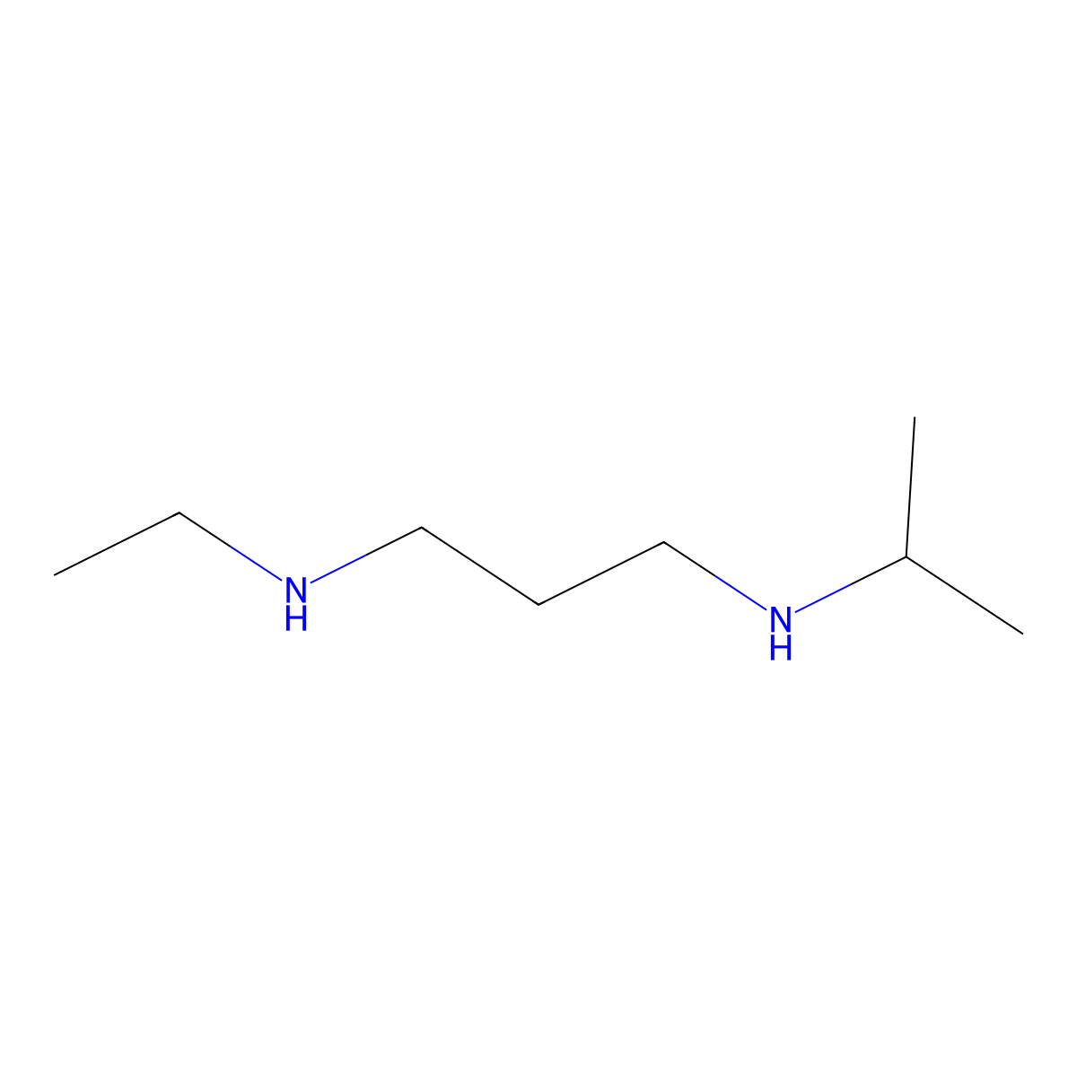 N1-Ethyl-N3-isopropyl-1,3-propanediamine molecular structure, CAS 78706-89-5