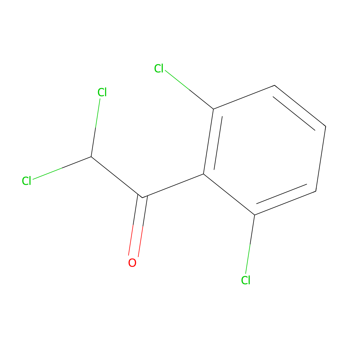 2,2-Dichloro-1-(2,6-dichlorophenyl)-1-ethanone molecular structure, CAS 78710-01-7