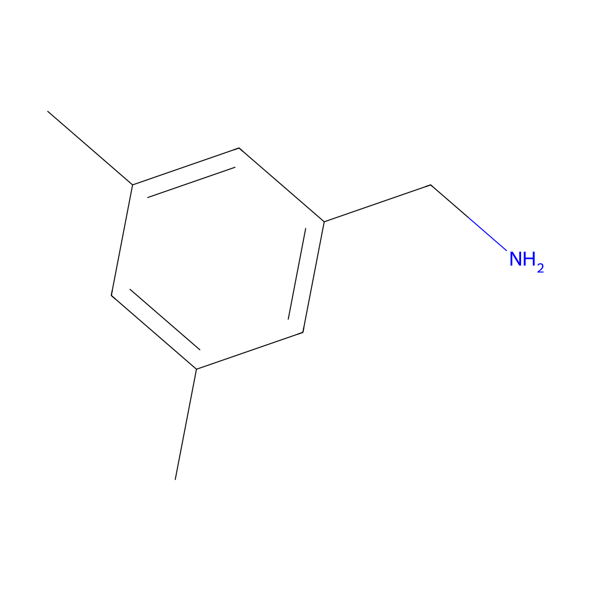 3,5-Dimethylbenzylamine molecular structure, CAS 78710-55-1