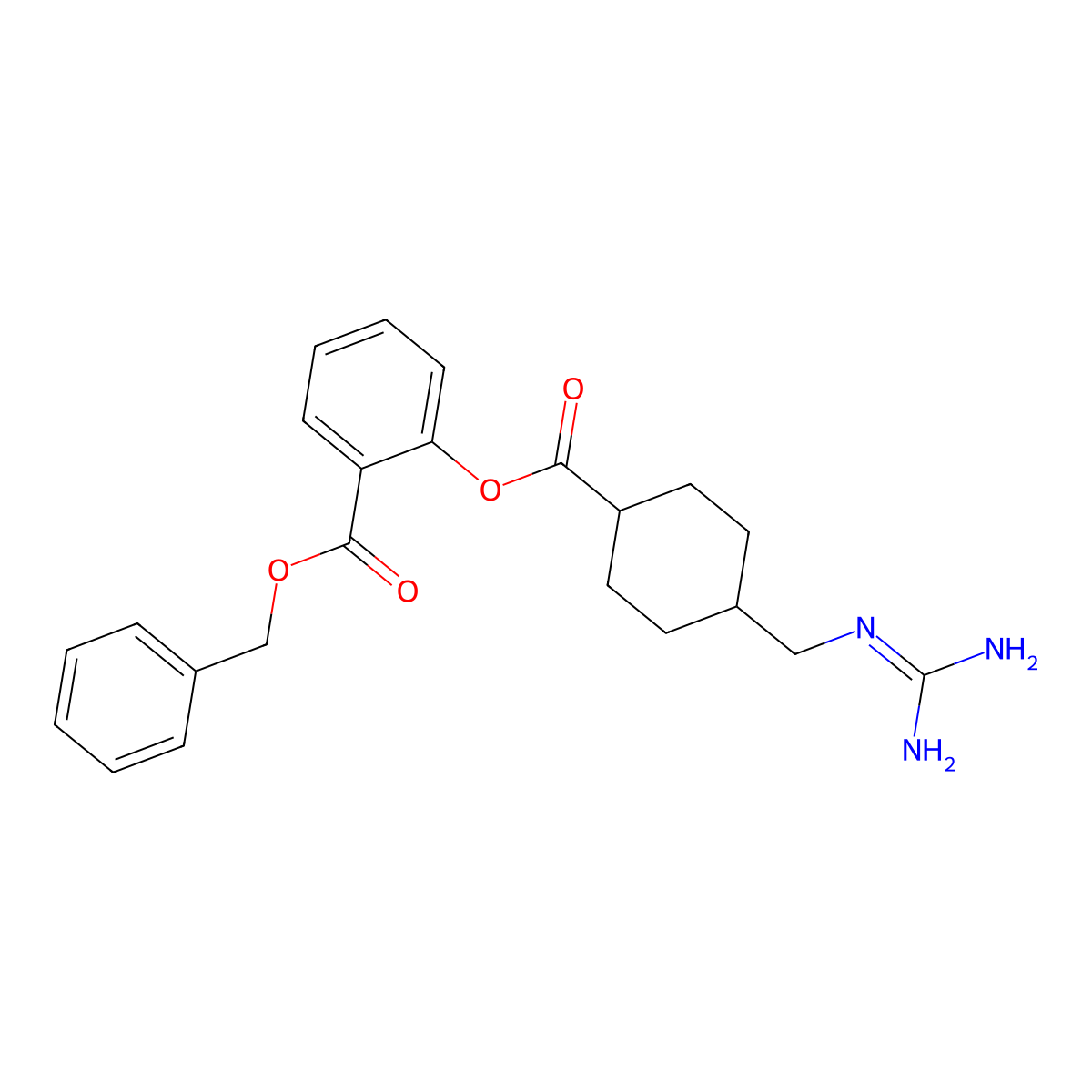 Benexate molecular structure, CAS 78718-25-9