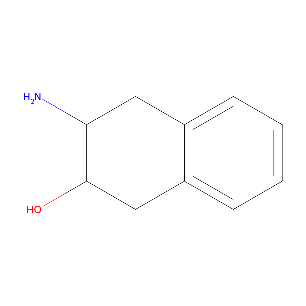 (2R,3R)-3-Amino-1,2,3,4-tetrahydronaphthalen-2-ol molecular structure, CAS 78720-79-3