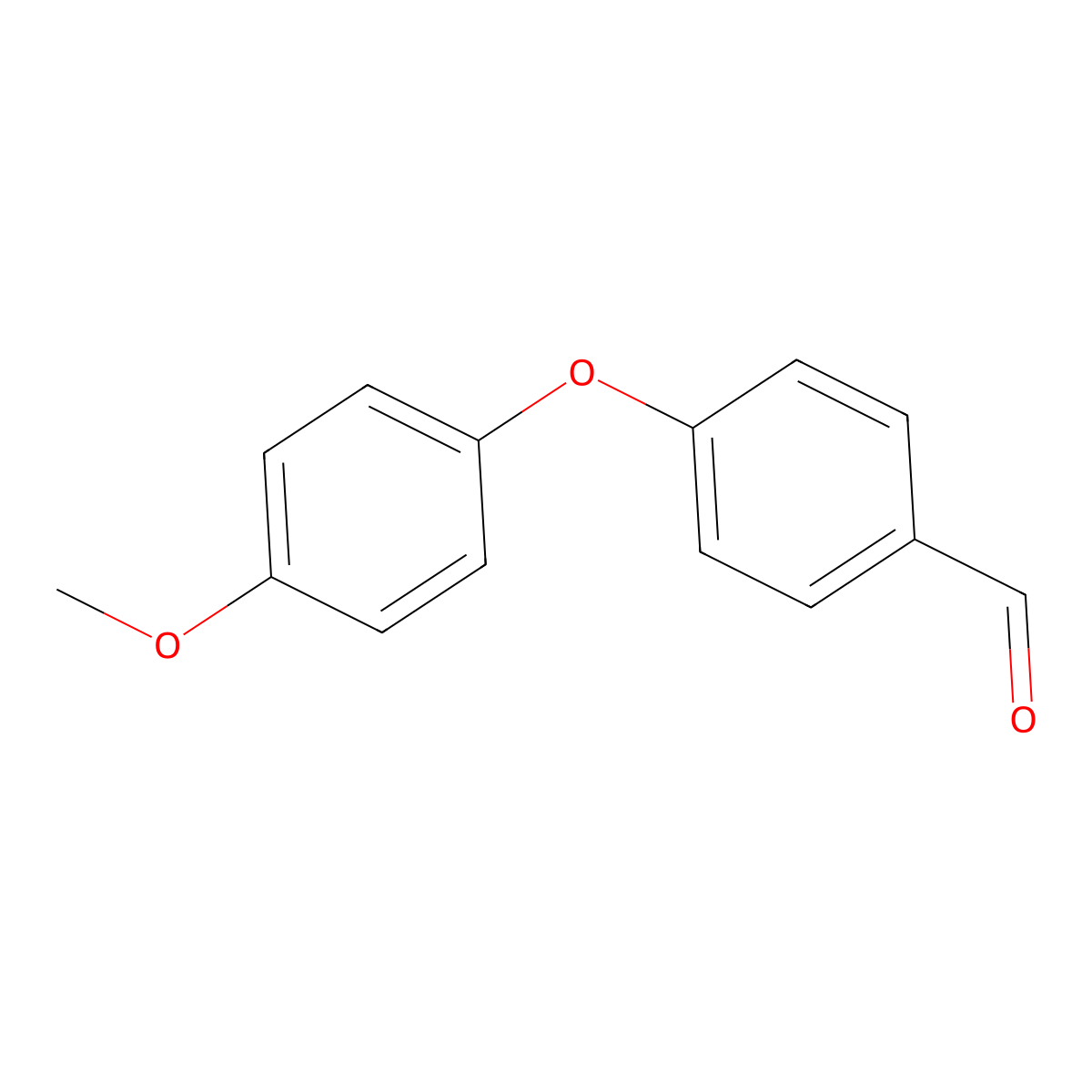 4-(4-Methoxyphenoxy)benzaldehyde molecular structure, CAS 78725-47-0