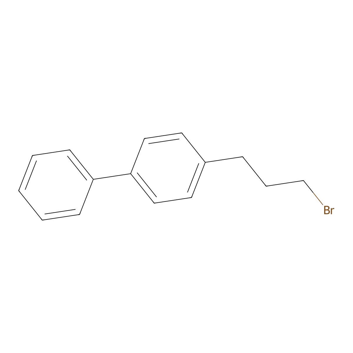1-(3-Bromopropyl)-4-phenylbenzene molecular structure, CAS 78733-59-2