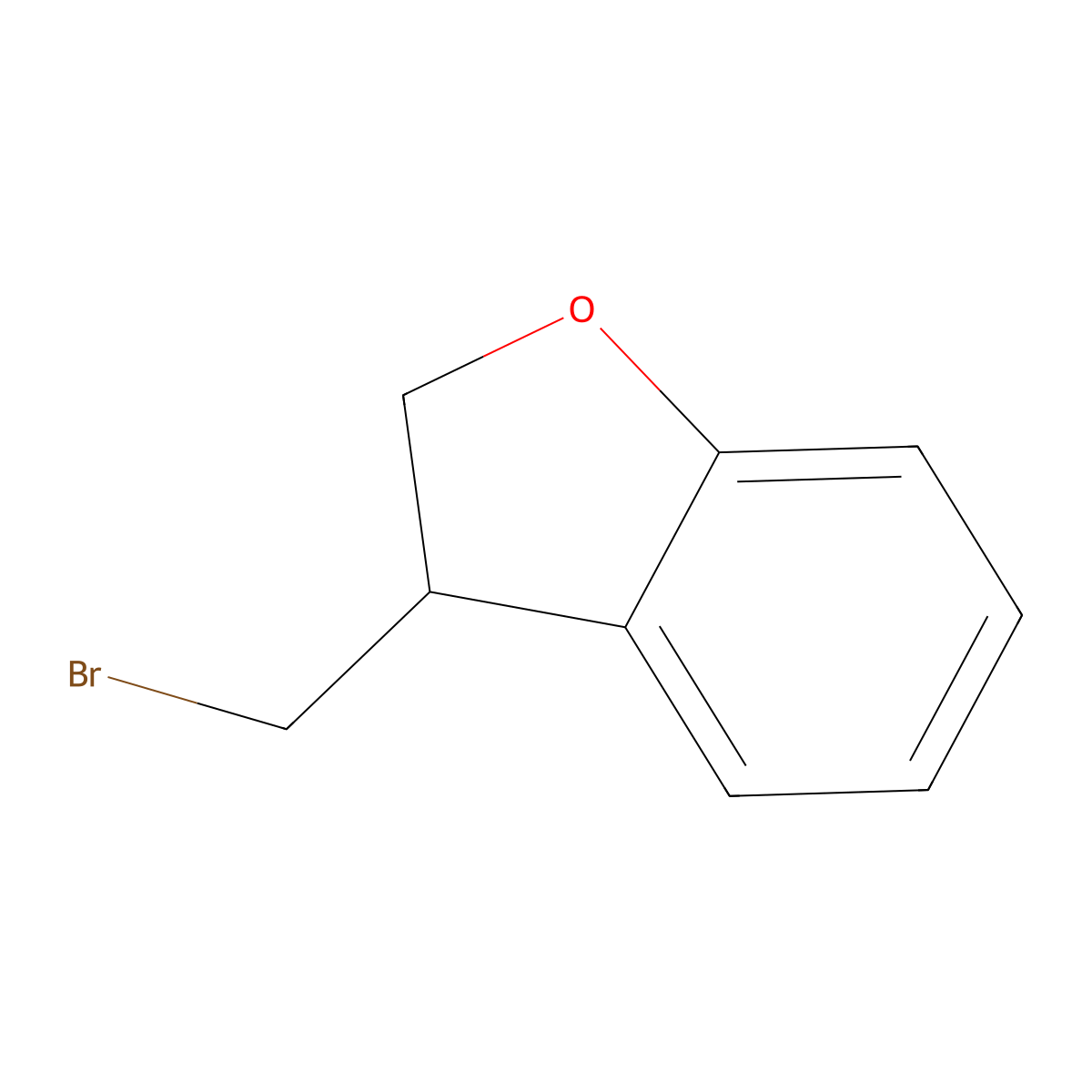 3-(Bromomethyl)-2,3-dihydro-1-benzofuran molecular structure, CAS 78739-85-2