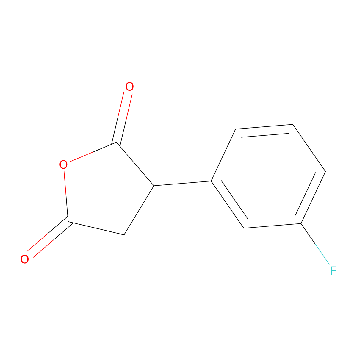 3-(3-Fluorophenyl)oxolane-2,5-dione molecular structure, CAS 78743-89-2