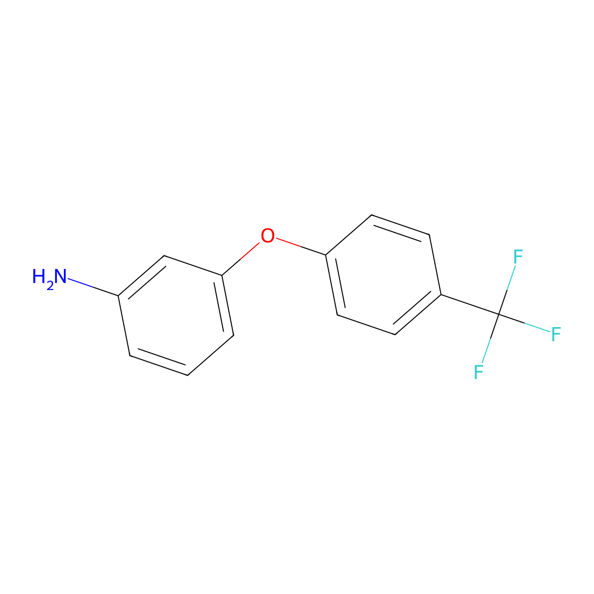 3-[4-(Trifluoromethyl)phenoxy]aniline molecular structure, CAS 78748-23-9