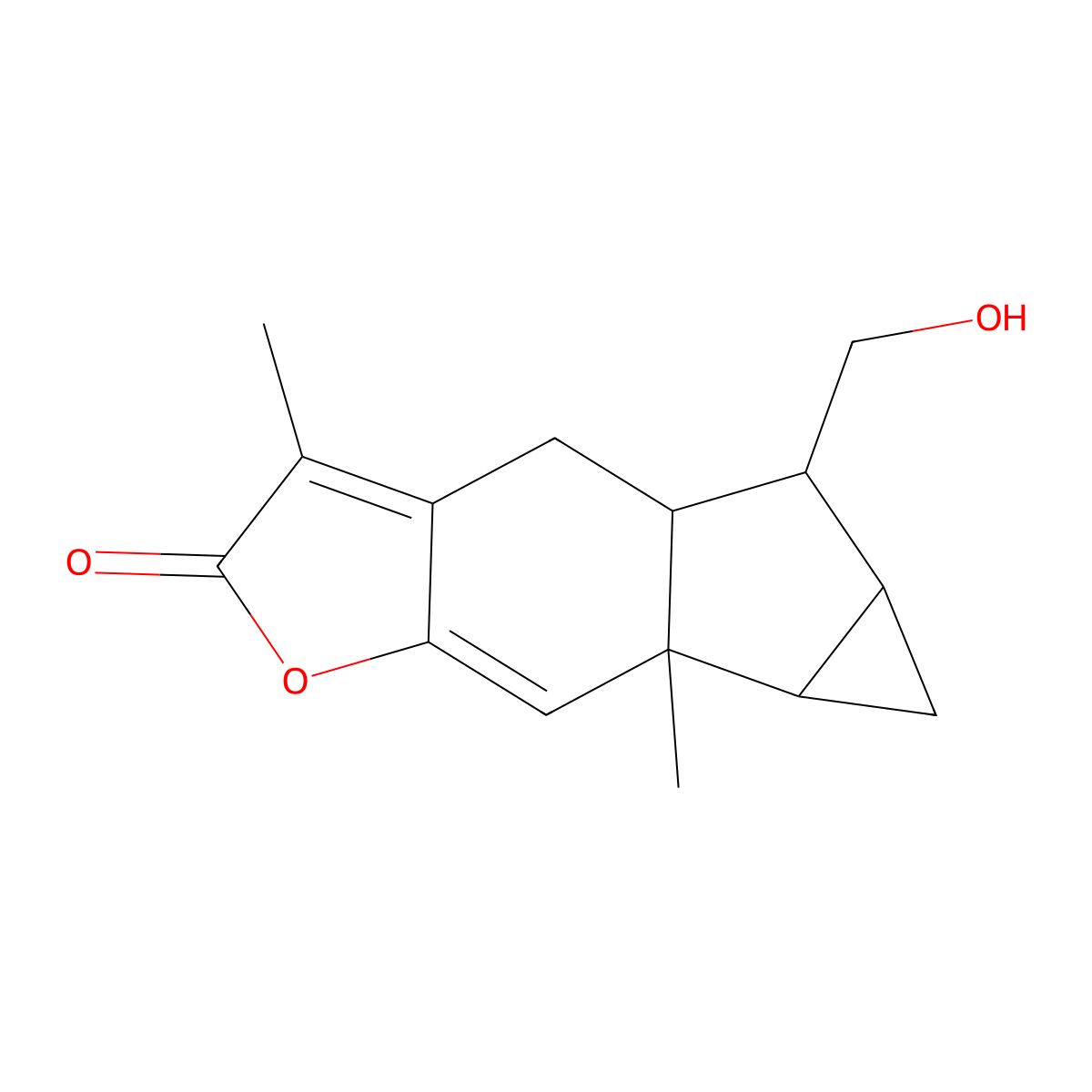 Shizukanolide C molecular structure, CAS 78749-47-0