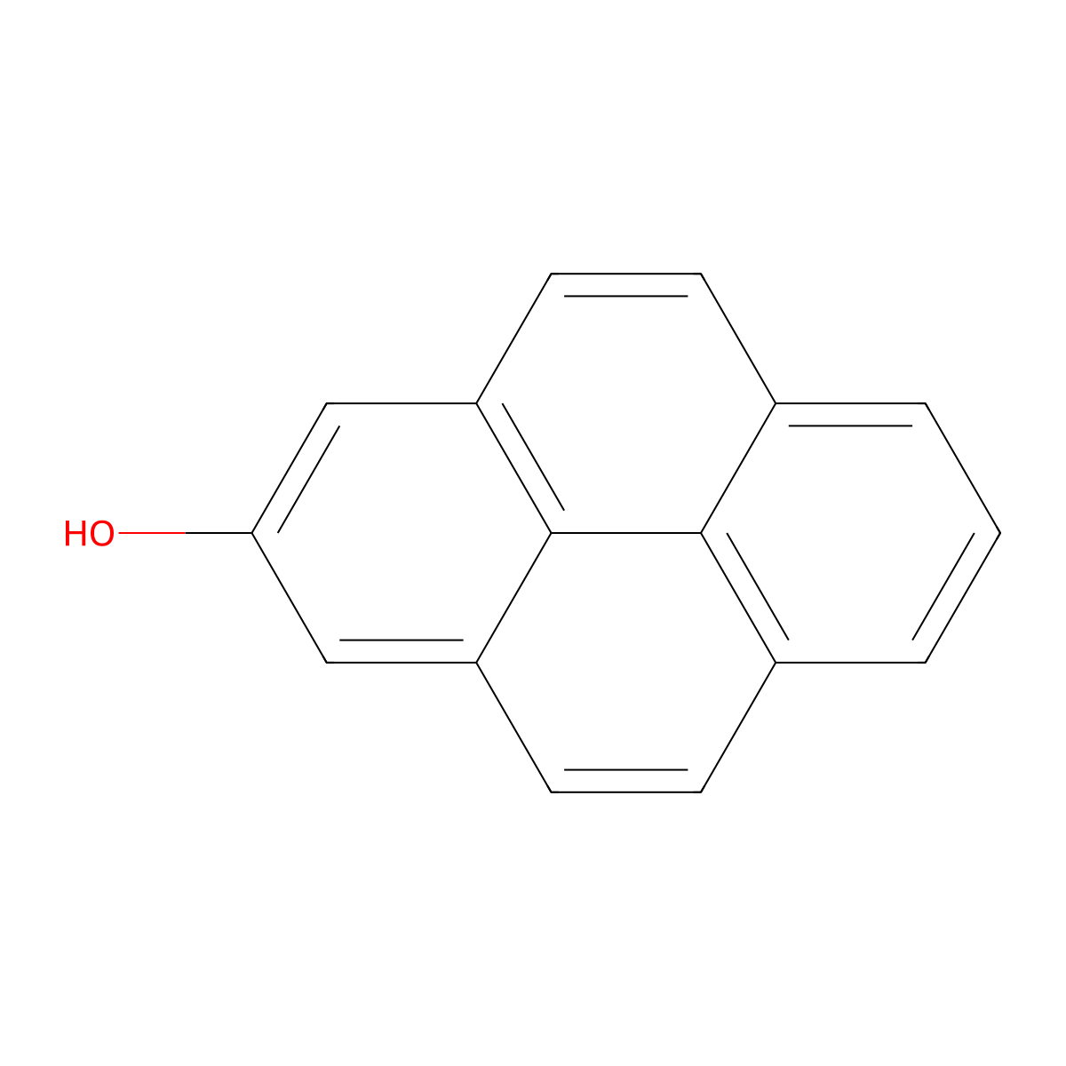 2-Pyrenol molecular structure, CAS 78751-58-3