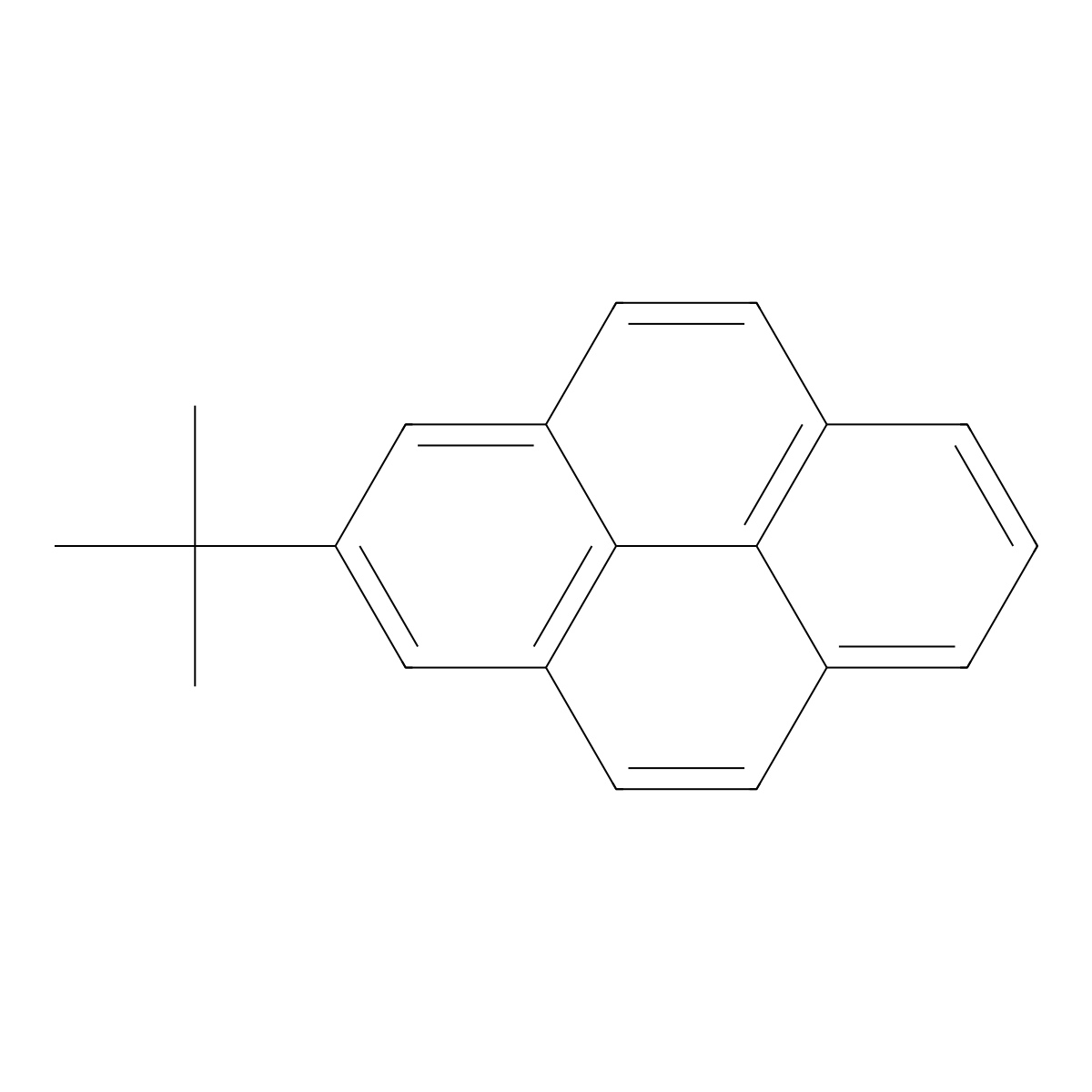 2-Tert-butylpyrene molecular structure, CAS 78751-62-9