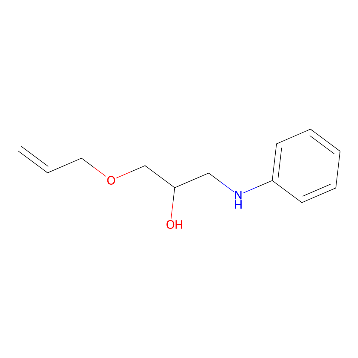 1-Anilino-3-[(prop-2-en-1-yl)oxy]propan-2-ol molecular structure, CAS 78752-13-3