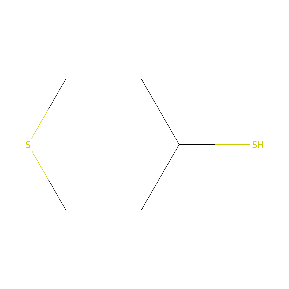 Thiane-4-thiol molecular structure, CAS 787536-05-4