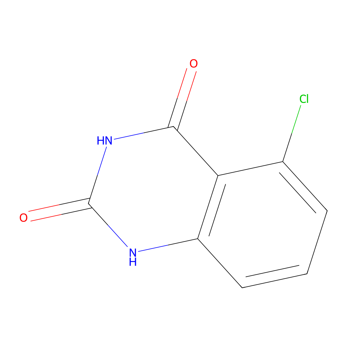 5-Chloroquinazoline-2,4-diol molecular structure, CAS 78754-81-1