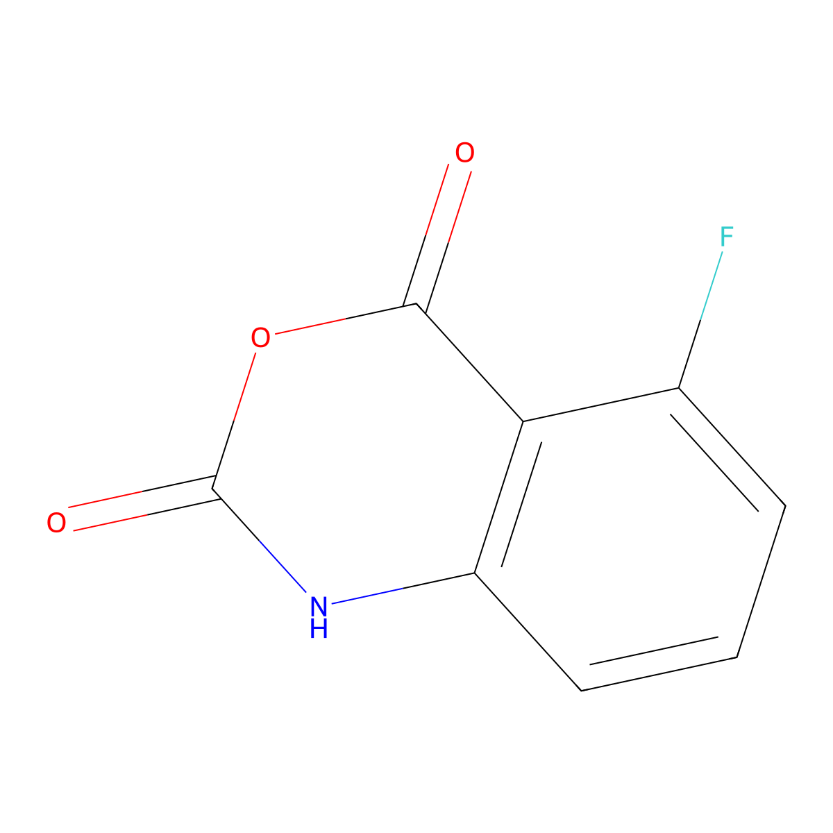 6-Fluoroisatoic anhydride molecular structure, CAS 78755-94-9