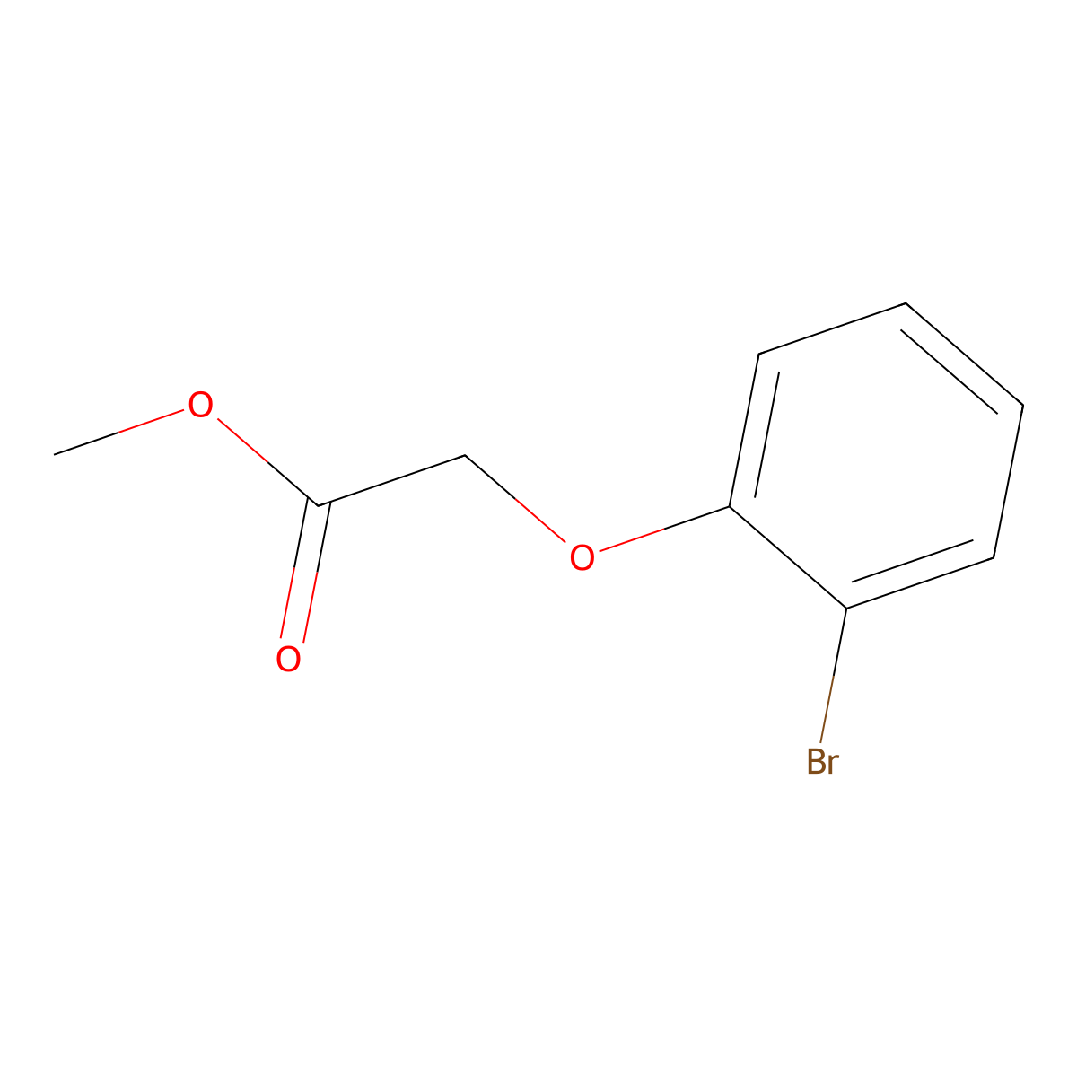 Methyl 2-(2-bromophenoxy)acetate molecular structure, CAS 787575-50-2