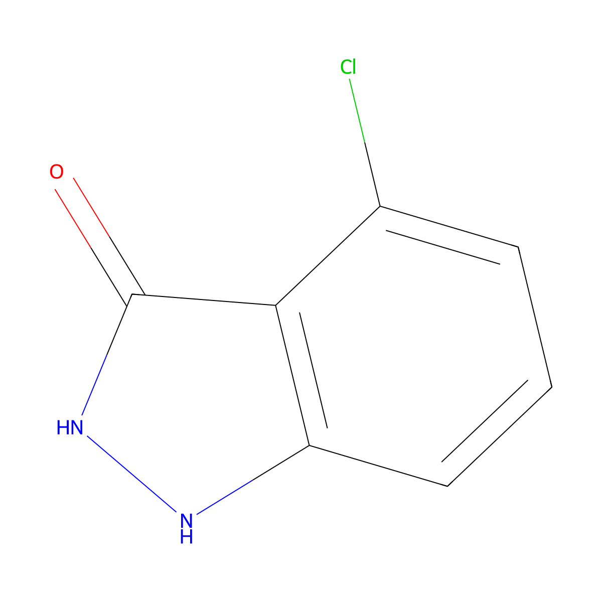 4-chloro-2,3-dihydro-1H-indazol-3-one molecular structure, CAS 787580-87-4