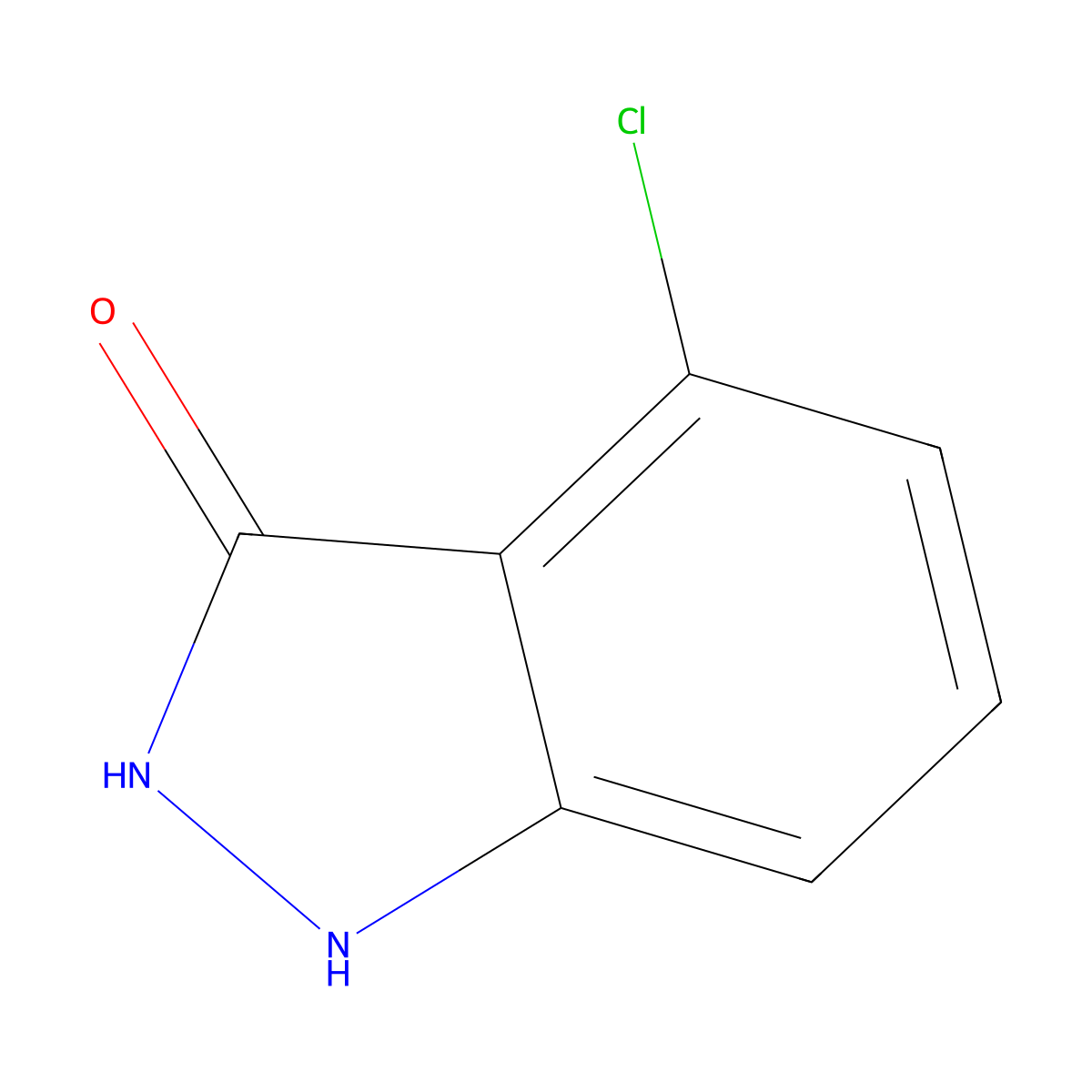 4-chloro-2,3-dihydro-1H-indazol-3-one molecular structure, CAS 787580-87-4