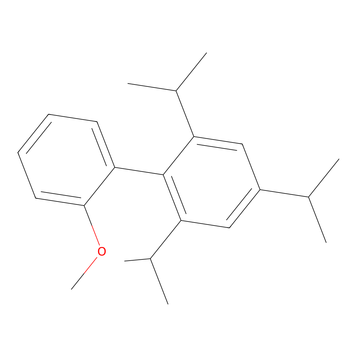 2'-Methoxy-2,4,6-tris(propan-2-yl)-1,1'-biphenyl molecular structure, CAS 787618-34-2