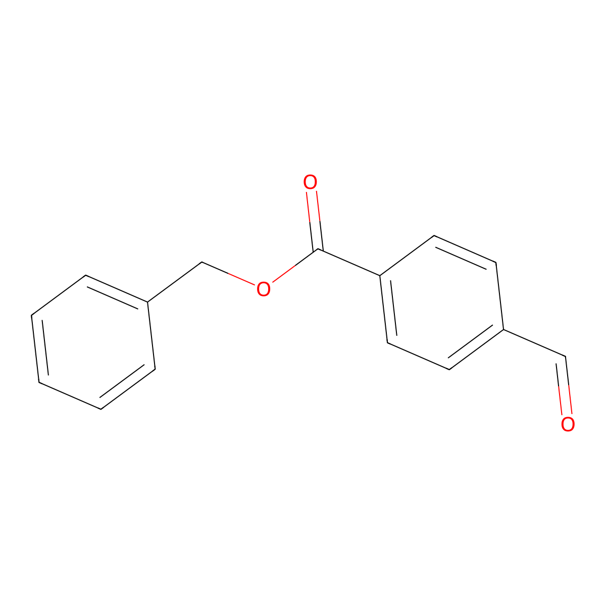 Benzyl 4-formylbenzoate molecular structure, CAS 78767-55-2