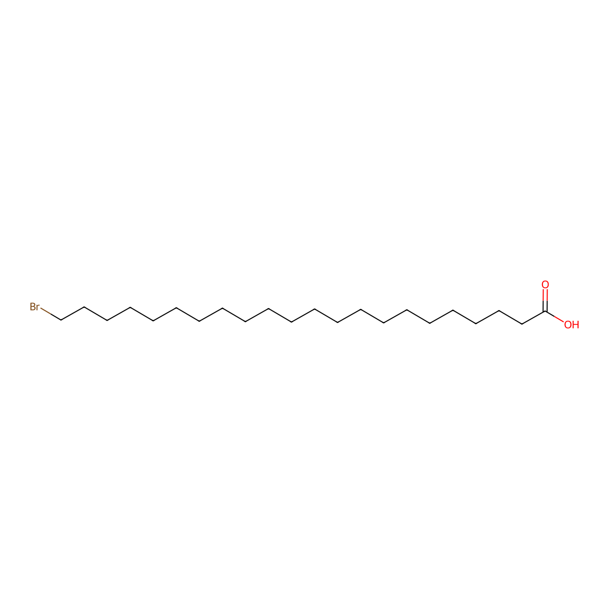 22-Bromodocosanoic acid molecular structure, CAS 78774-39-7